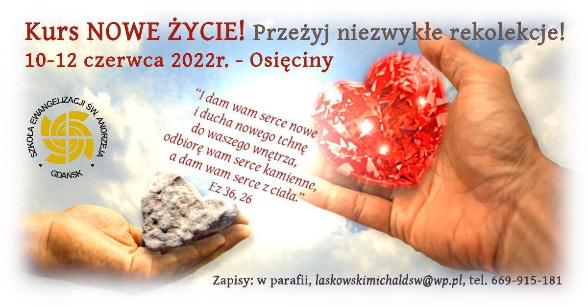 Osięciny: kurs "Nowe Życie" (zaproszenie)
