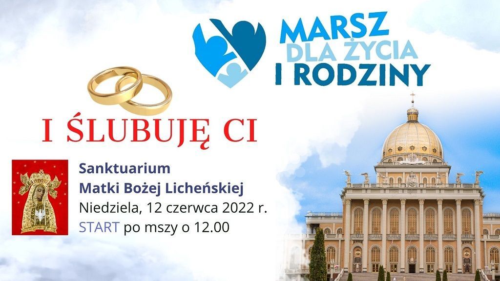Licheń. Marsz dla Życia i Rodziny (zaproszenie)
