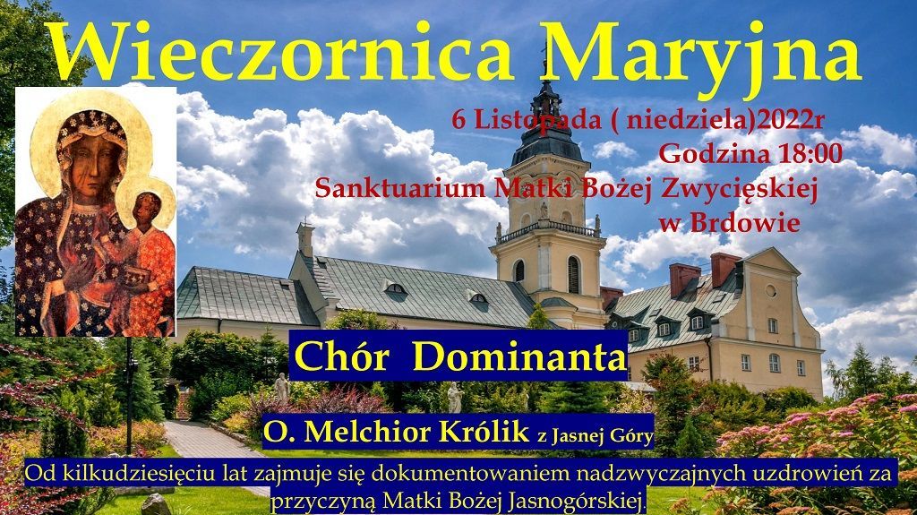 Wieczornica w Brdowie (zaproszenie)