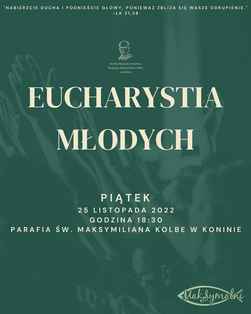 Eucharystię Młodych w Koninie (zaproszenie)