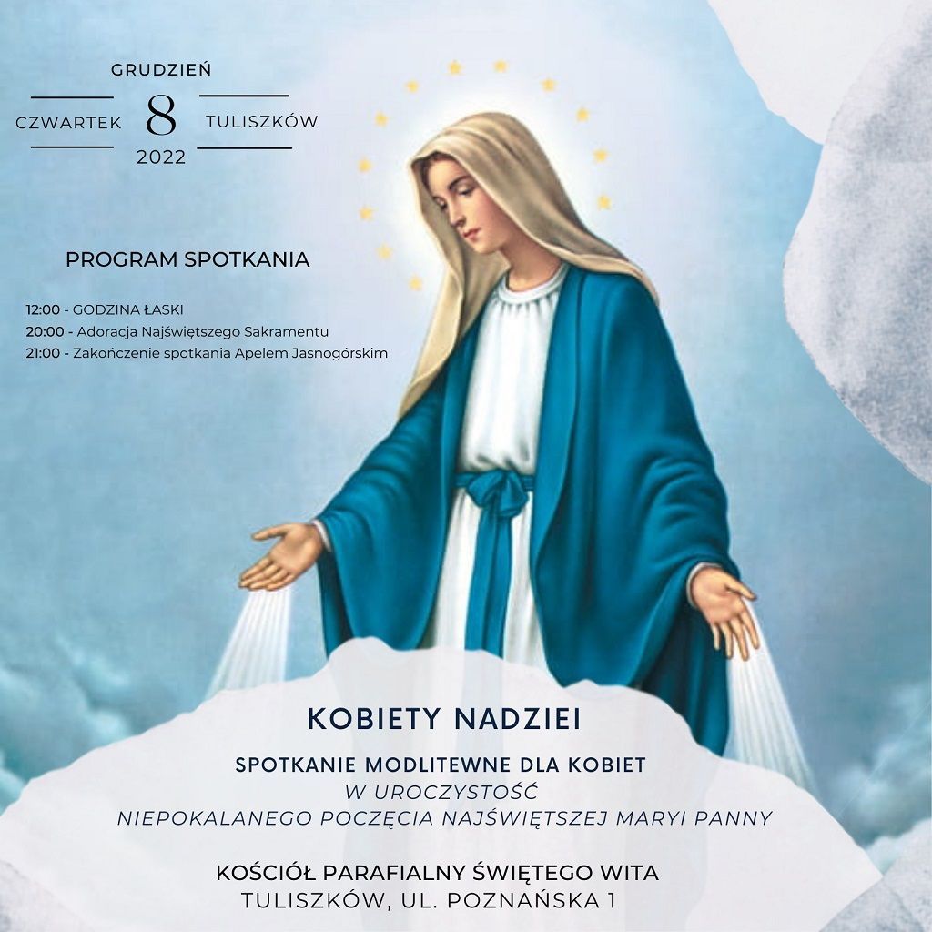 Tuliszków: spotkanie modlitewne dla kobiet (zaproszenie)