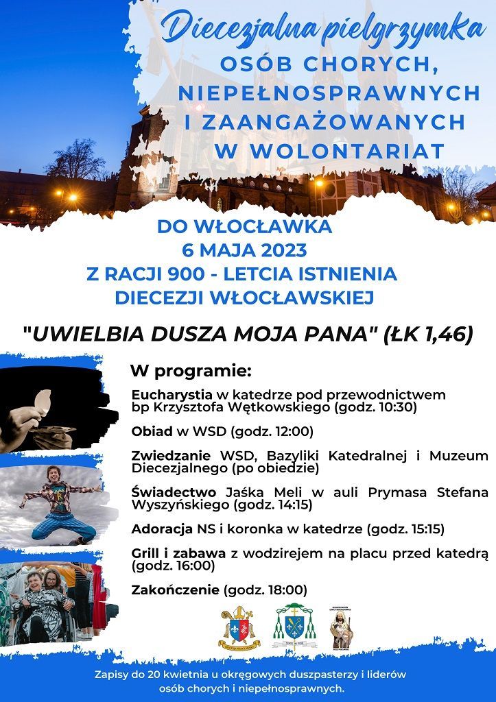 Pielgrzymka chorych, niepełnosprawnych i wolontariuszy (zapowiedź i zaproszenie)