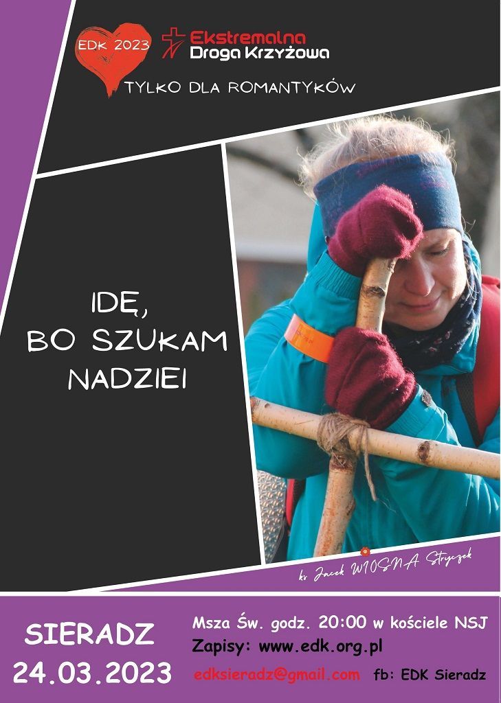 Sieradz: Ekstremalna Droga Krzyżowa (zaproszenie)