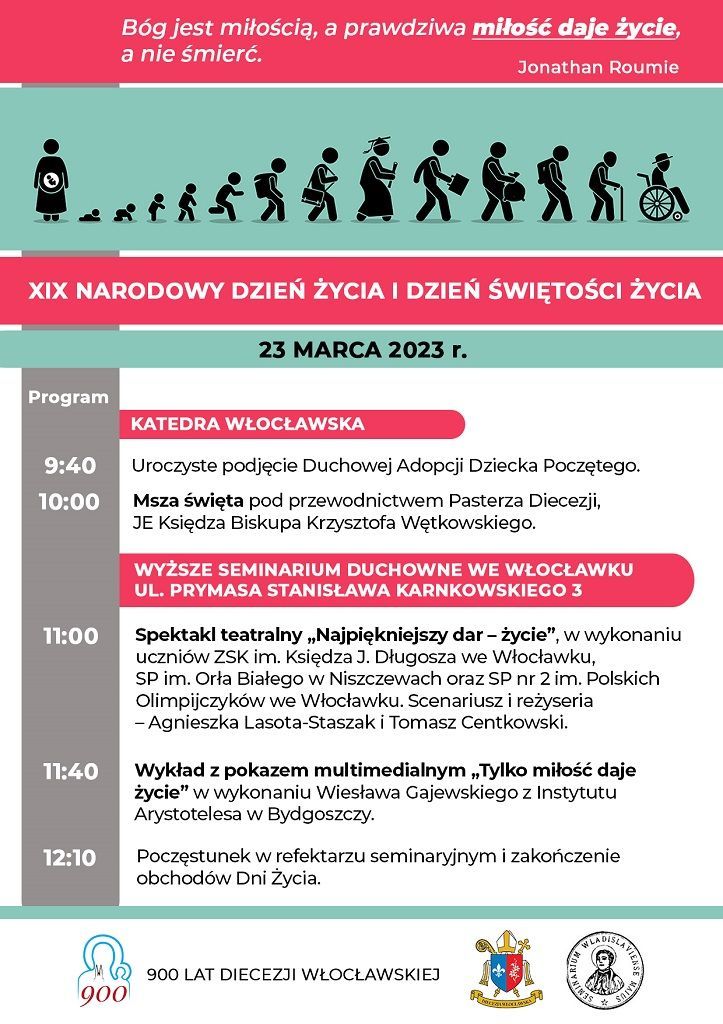 Diecezjalne obchody Dnia Świętości Życia i XIX Narodowego Dnia Życia (zapowiedź)
