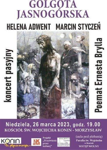 Konin: Msza św. o trzeźwość narodu i koncert pasyjny w kościele św. Wojciecha (zaproszenie)