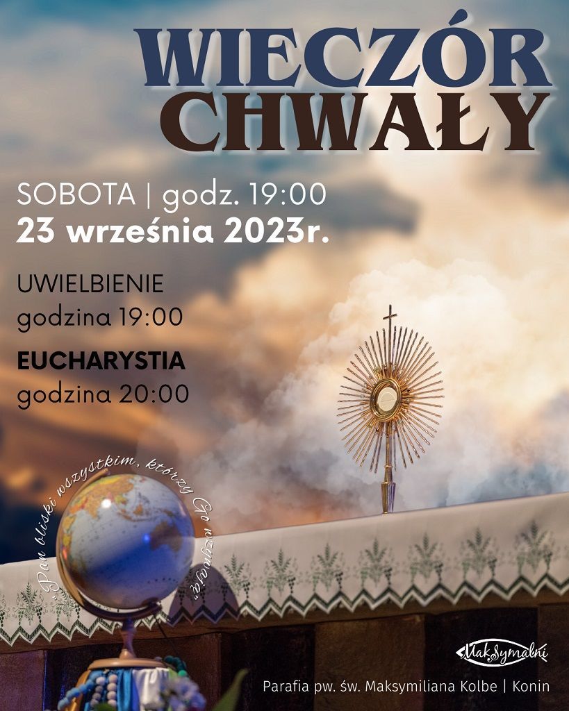Konin: Wieczór Chwały (zaproszenie)