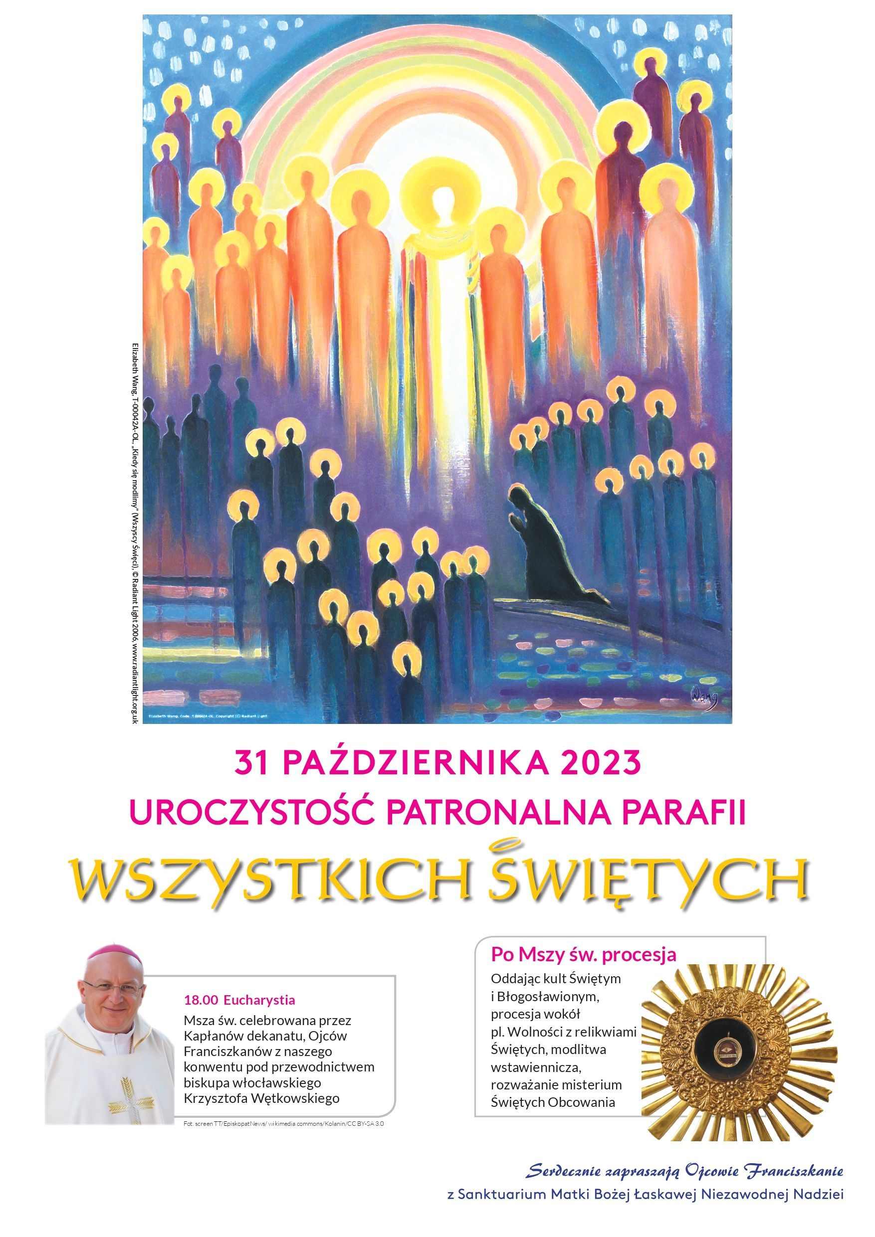 Włocławek: procesja z relikwiami świętych (zaproszenie)