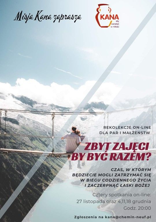 Rekolekcje on-line dla małżeństw (zapowiedź)
