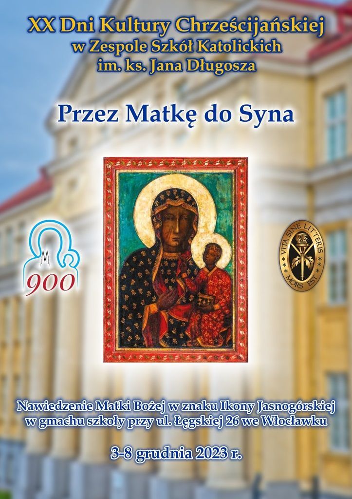 Dni Kultury Chrześcijańskiej w ZSK im. ks. J. Długosza (zapowiedź)