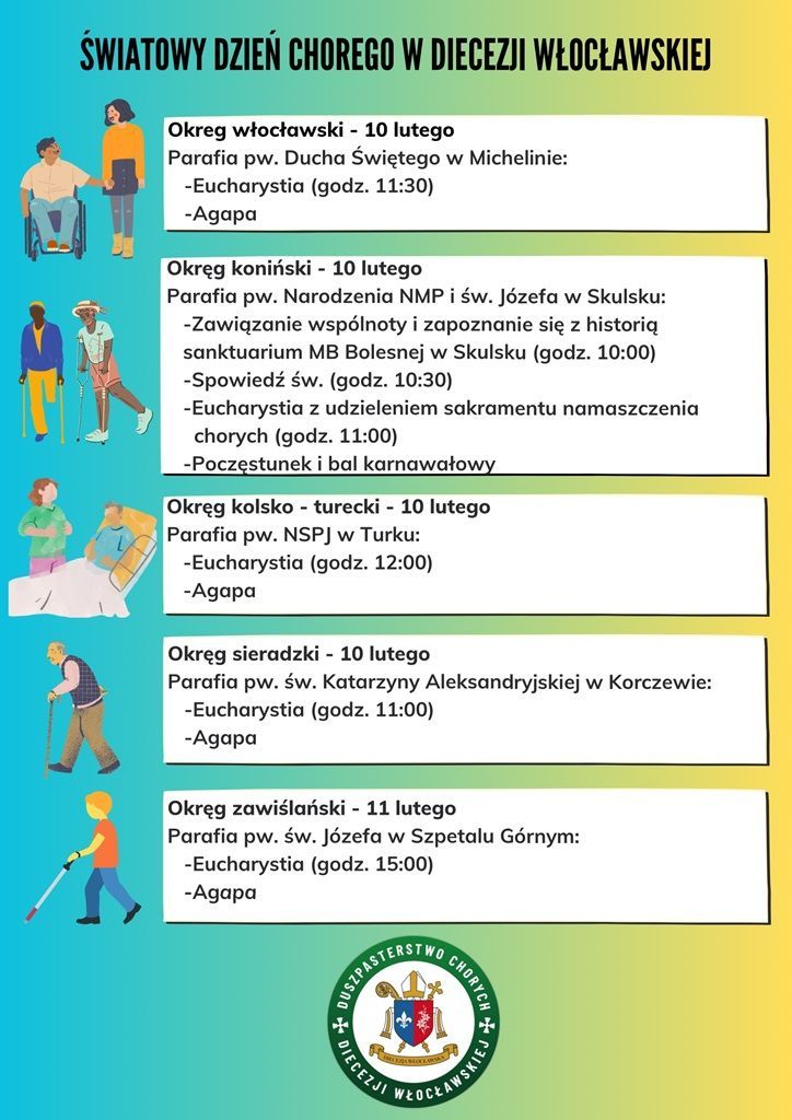 Światowy Dzień Chorego w diecezji włocławskiej (zapowiedź)