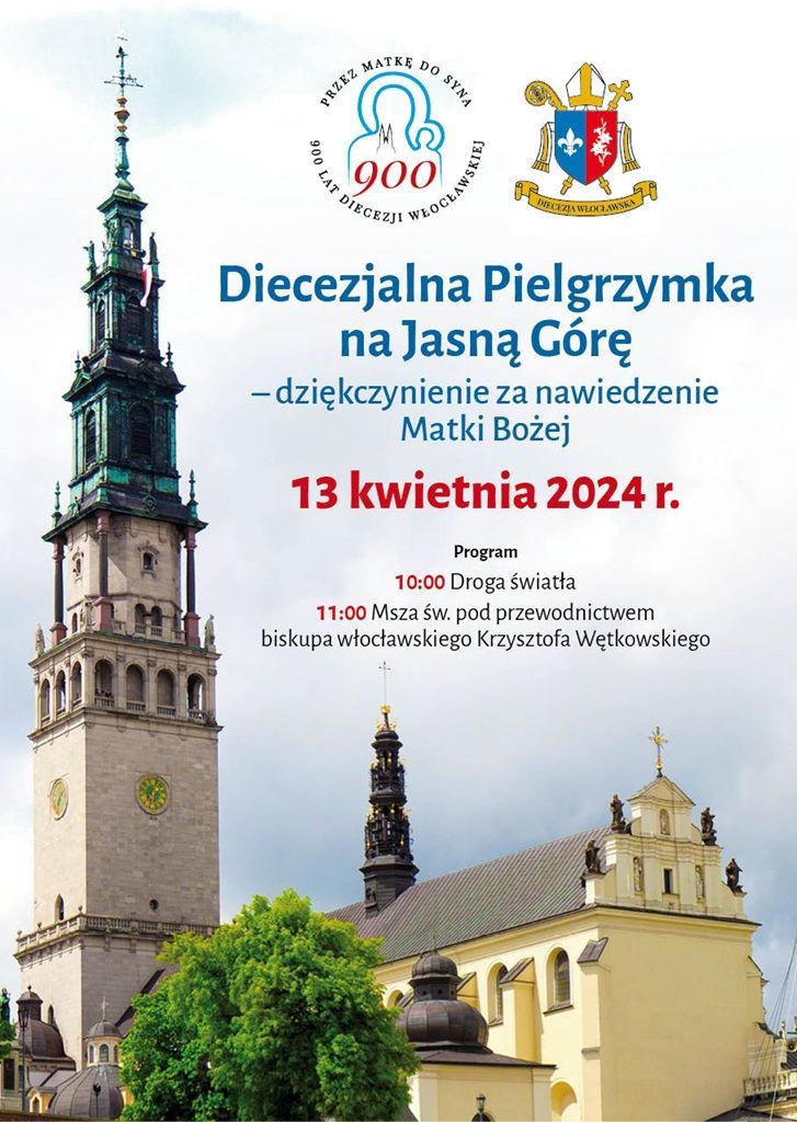 Diecezjalna pielgrzymka dziękczynna za nawiedzenie Matki Bożej (program)