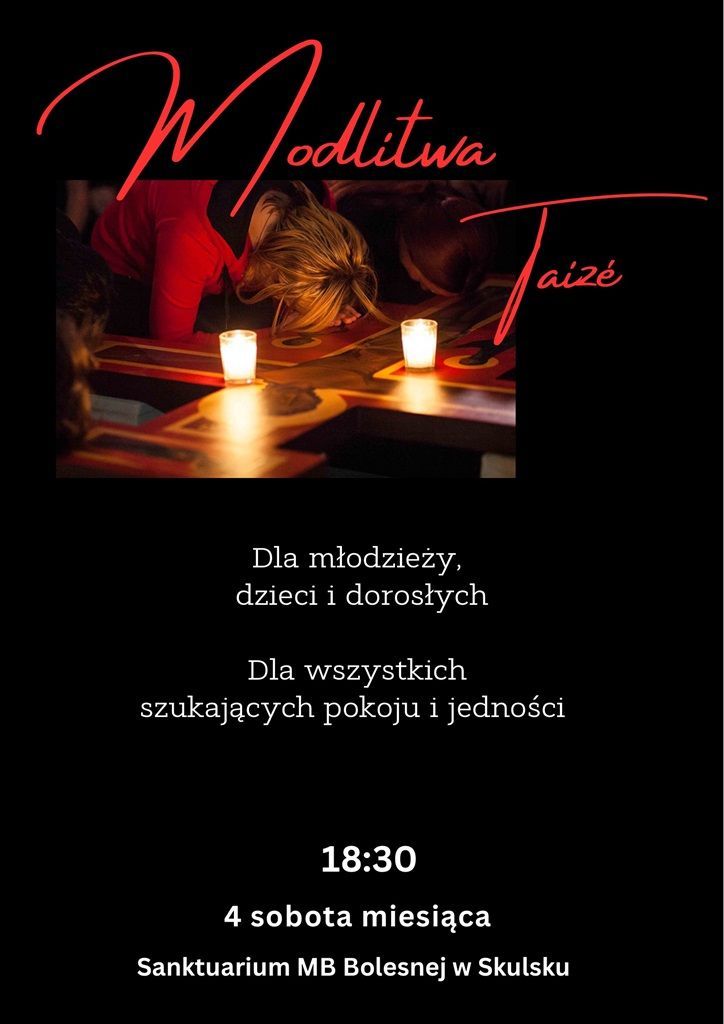 Skulsk: spotkanie Taize (zapowiedź)
