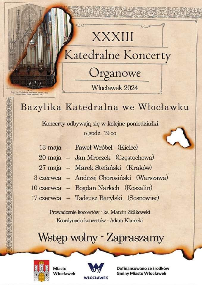 XXXIII Katedralne Koncerty Organowe (zapowiedź)
