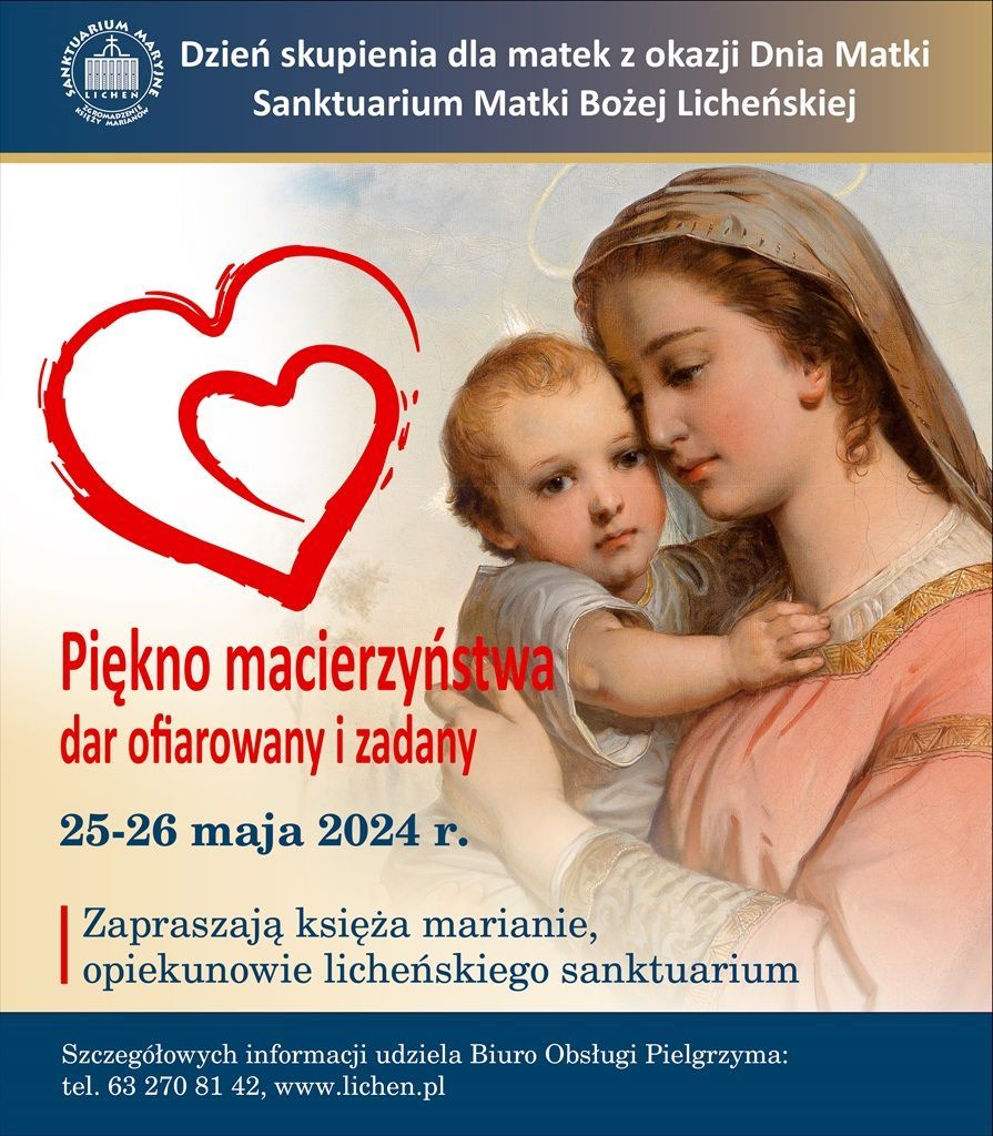 Licheń: dzień skupienia matek (zaproszenie)