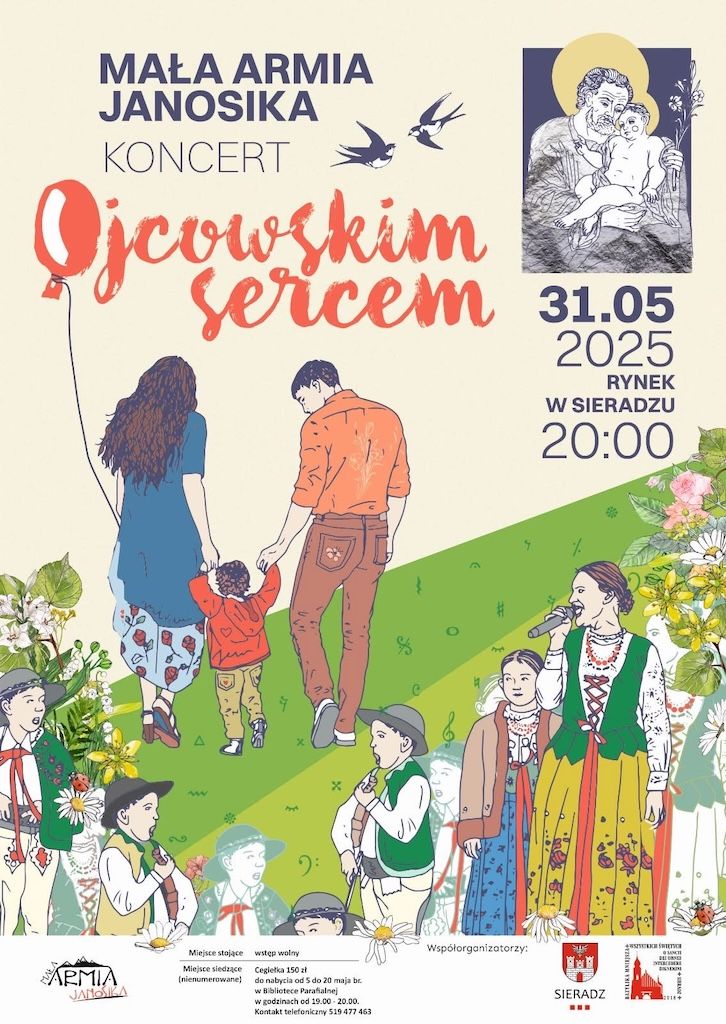 Sieradz: Koncert "Małej Armii Janosika" (zaproszenie)