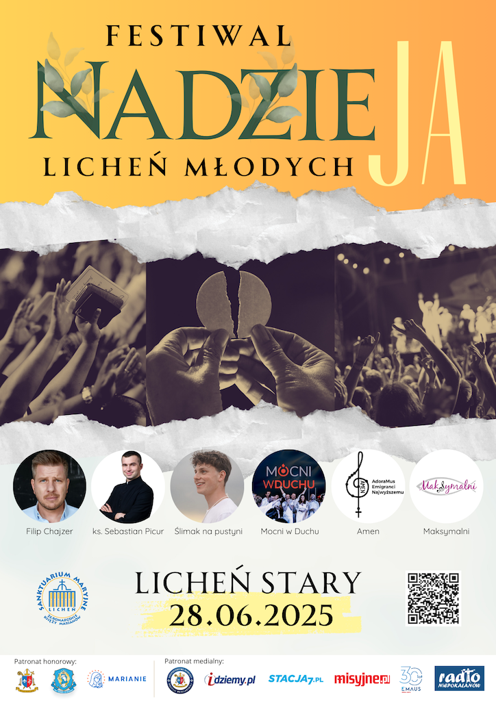 Licheń: Festiwal "Nadzieja Młodych" (zaproszenie)