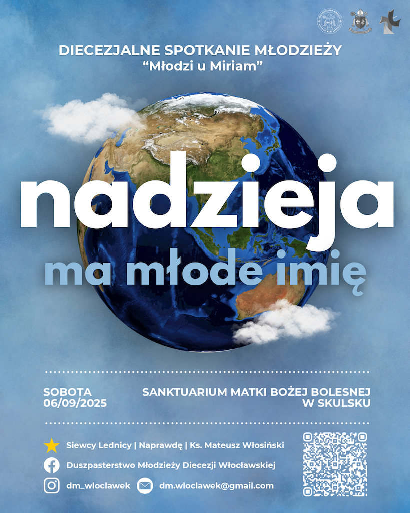 Skulsk: Diecezjalne spotkanie młodzieży "Młodzi u Miriam" (zaproszenie)