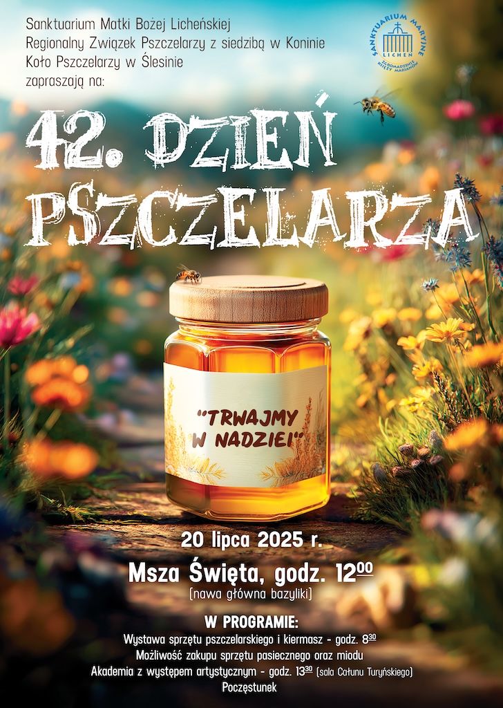 Licheń: 42. Dzień Pszczelarza (zaproszenie)