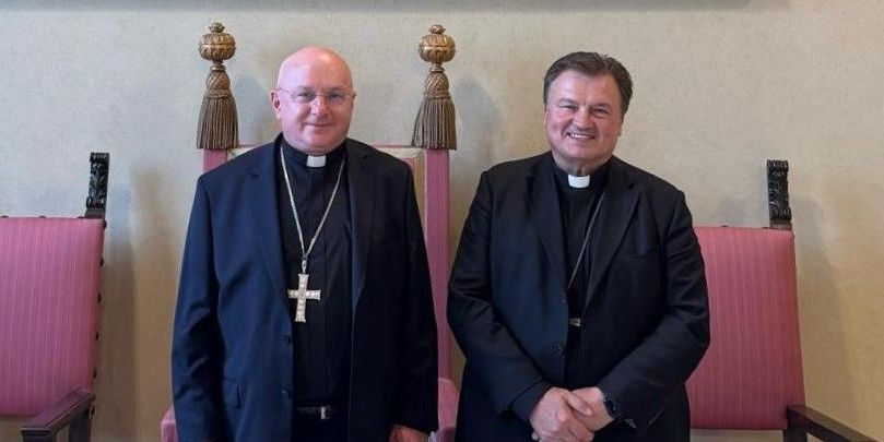 Bp Krzysztof Wętkowski z wizytą u bp. Krzysztofa Nykla w Rzymie