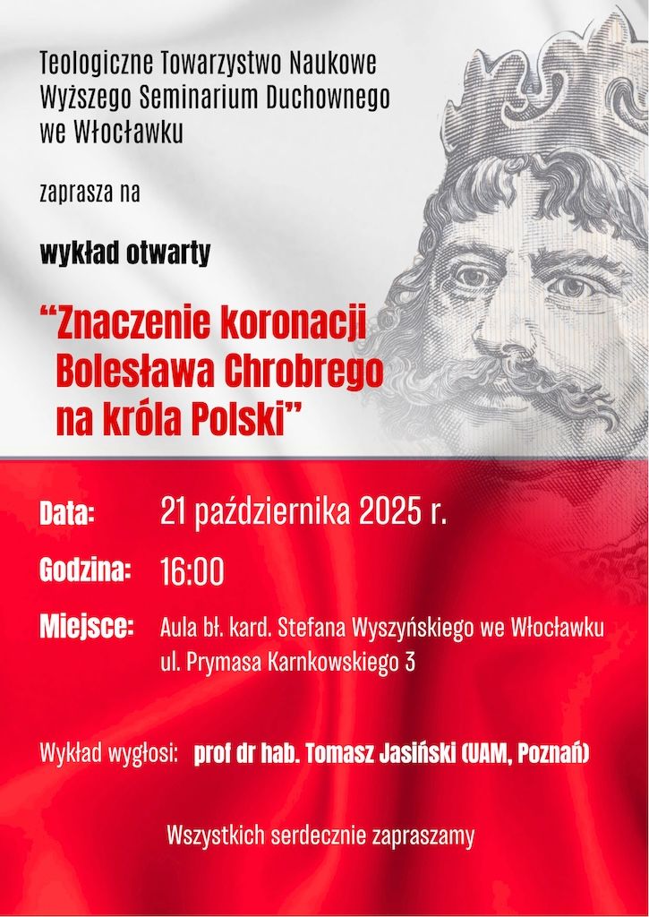 Włocławek, WSD: Sympozjum "Znaczenie koronacji Bolesława Chrobrego na króla Polski" (zapowiedź)