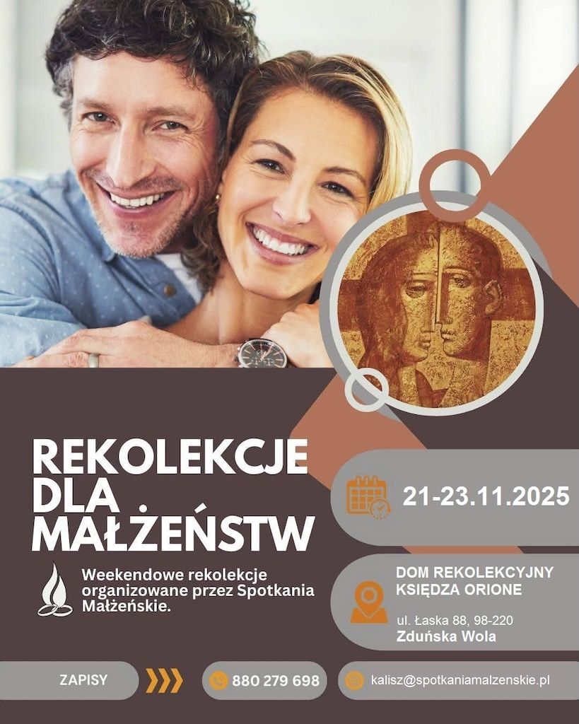 Zduńska Wola: Rekolekcje dla małżeństw (zaproszenie)
