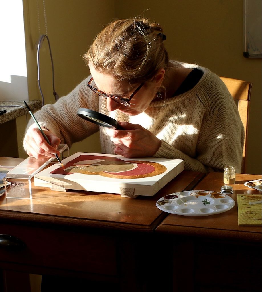 Gdy sztuka staje się modlitwą. Warsztaty pisania ikon we Włocławku