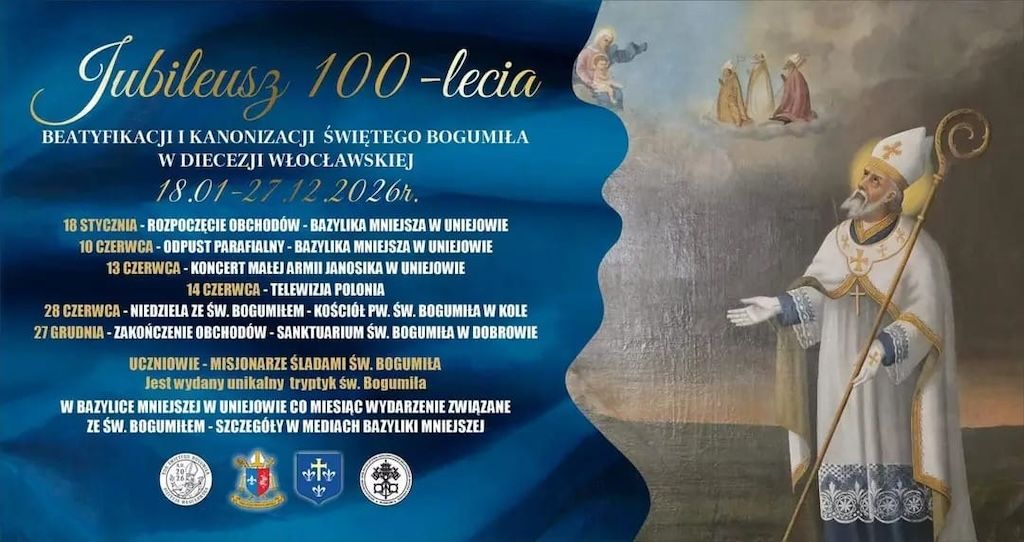 Wydarzenia w Roku św. Bogumiła w diecezji włocławskiej (zapowiedź)