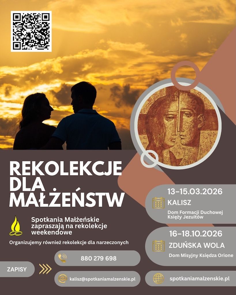 Weekendowe rekolekcje dla małżeństw (zaproszenie)