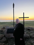Oziornoje - Oziornoje - Jezioro Maryi z figurą Matki Bożej upamiętniającą cudowny połów ryb