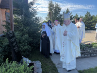 Oziornoje - poświęcenie tablicy upamiętniającej zmarłe zakonnice