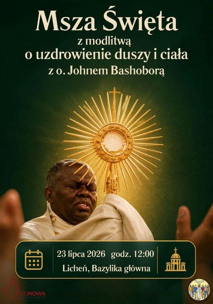 Msza św. z modlitwą o uzdrowienie z o. Bashaborą (zaproszenie)