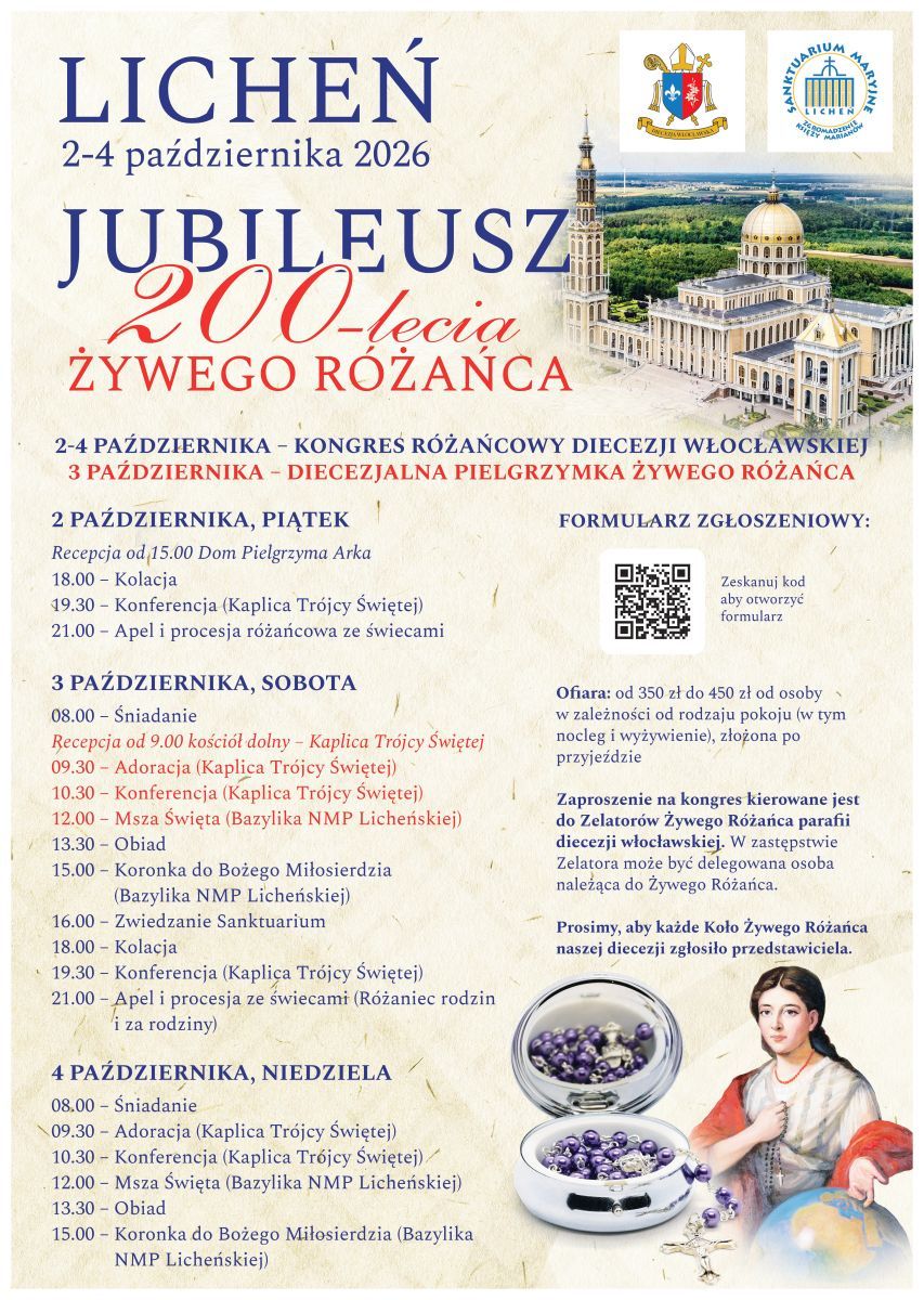 Jubileusz 200-lecia Żywego Różańca (zapowiedź i zaproszenie)