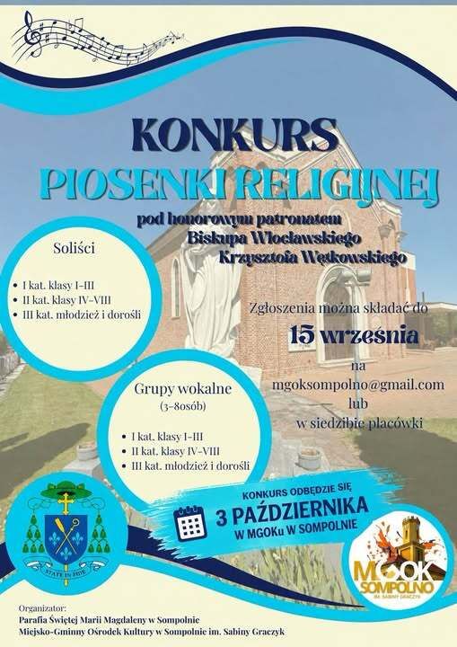 Konkurs Piosenki Religijnej (zgłoszenia do 15.09)