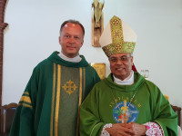 Nuncjusz w Kazachstanie podziękował bp. Meringowi za włocławskich księży