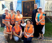 Lubień Kuj.: I pielgrzymka rowerowa do sanktuarium w Błennej