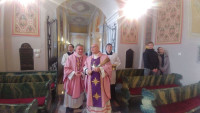 Sieradz: Pasterz Diecezji poświęcił odrestaurowaną kaplicę Męki Pana Jezusa
