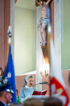 Wąsosze: Biskup Polowy WP poświęcił tablicę Kapelanów Katyńskich