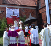 Kard. Burke przewodniczył Uroczystości Bożego Ciała we Włocławku