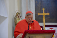 Ciechocinek: kard. Burke spotkał się z kapłanami diecezji włocławskiej