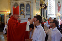 Biskup Włocławski przeprowadził wizytację kanoniczną w parafii Kłóbka