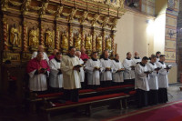 Poranna modlitwa Liturgią Godzin w bazylice katedralnej