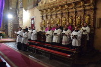 Poranna modlitwa Liturgią Godzin w bazylice katedralnej