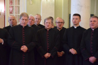 Prezbiterzy z życzeniami u biskupa włocławskiego