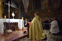 Modlitewne spotkanie młodzieży we włocławskiej farze