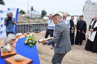 Poświęcenie kamienia węgielnego pod budowę Centrum „Spycimierskie Boże Ciało”