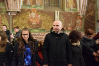 Modlitewne spotkanie młodzieży we włocławskiej farze