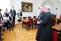 ZSK im. ks. Jana Długosza z życzeniami u Pasterza Diecezji