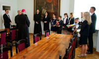 ZSK im. ks. Jana Długosza z życzeniami u Pasterza Diecezji