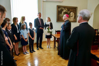 ZSK im. ks. Jana Długosza z życzeniami u Pasterza Diecezji