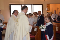 Barłogi: uroczystość nadania imienia Adama Mickiewicza szkole podstawowej